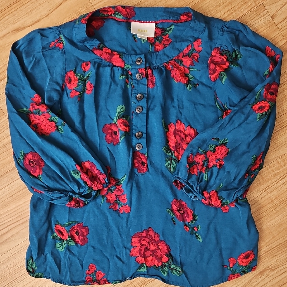 Maeve By Anthropologie Women's Blouse Size Lare